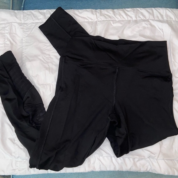 Super cute black pink x VSX leggings active athletic wear outdoor yoga tights - Picture 5 of 15